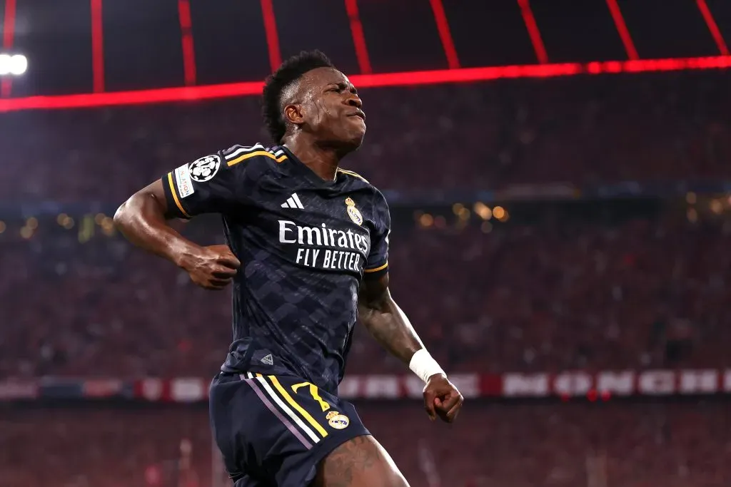 Atacante brilhou contra o Bayern (Photo by Alex Pantling/Getty Images)