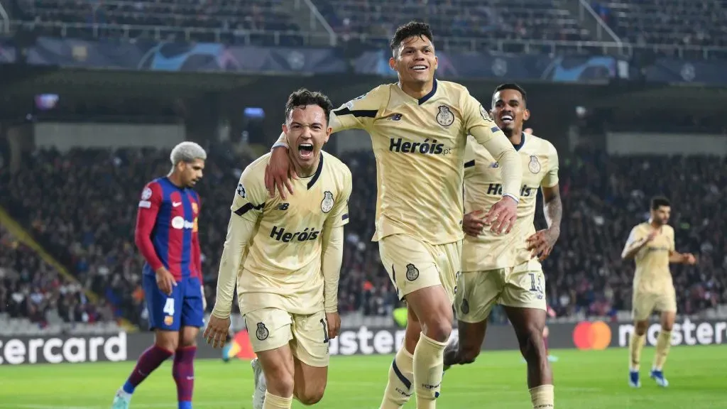 Pepê marcou contra o Barça na Champions League (Foto: David Ramos/Getty Images)