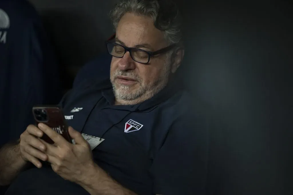 Presidente Julio Casares comenta sobre proposta de Galoppo e futuro do jogador no São Paulo / Foto: Jorge Rodrigues/AGIF