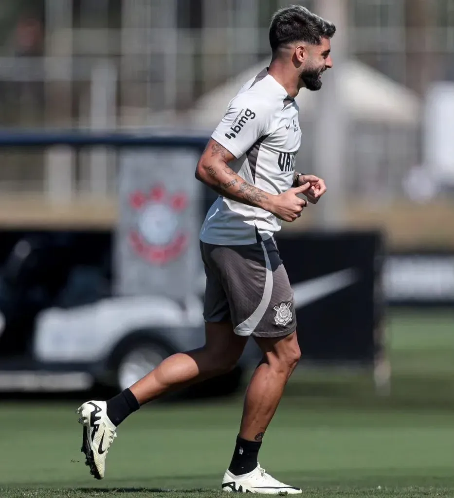 Yuri Alberto no treino desta sexta (10). foto: rodrigo coca/ag.corinthians