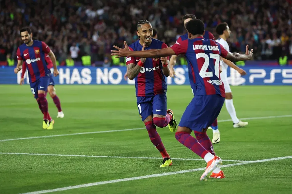 Raphinha é avaliado entre 70 a 80 mi. (Photo by Clive Brunskill/Getty Images)