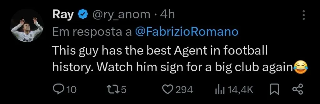 Repercussão via Twitter