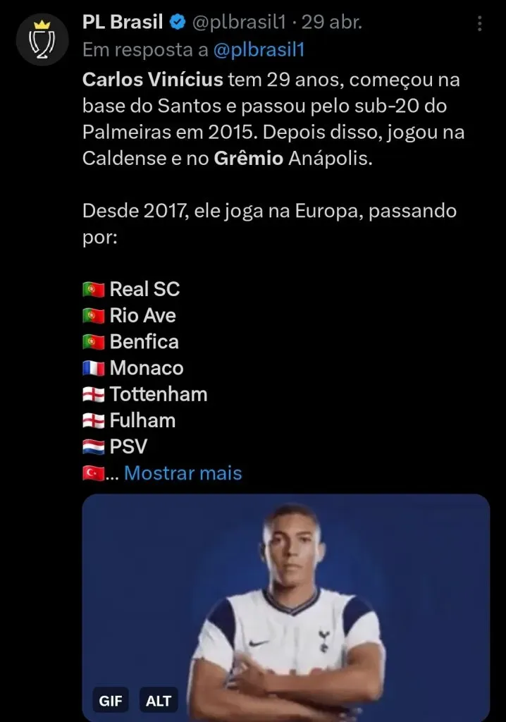Repercussão via Twitter