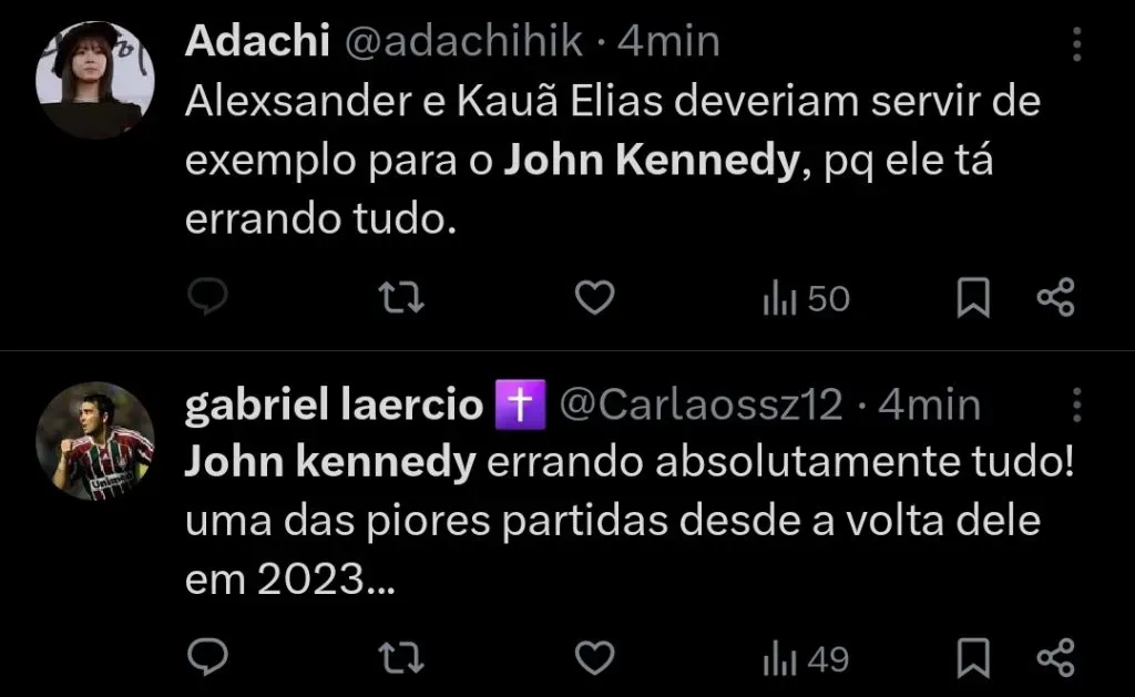 Repercussão via Twitter