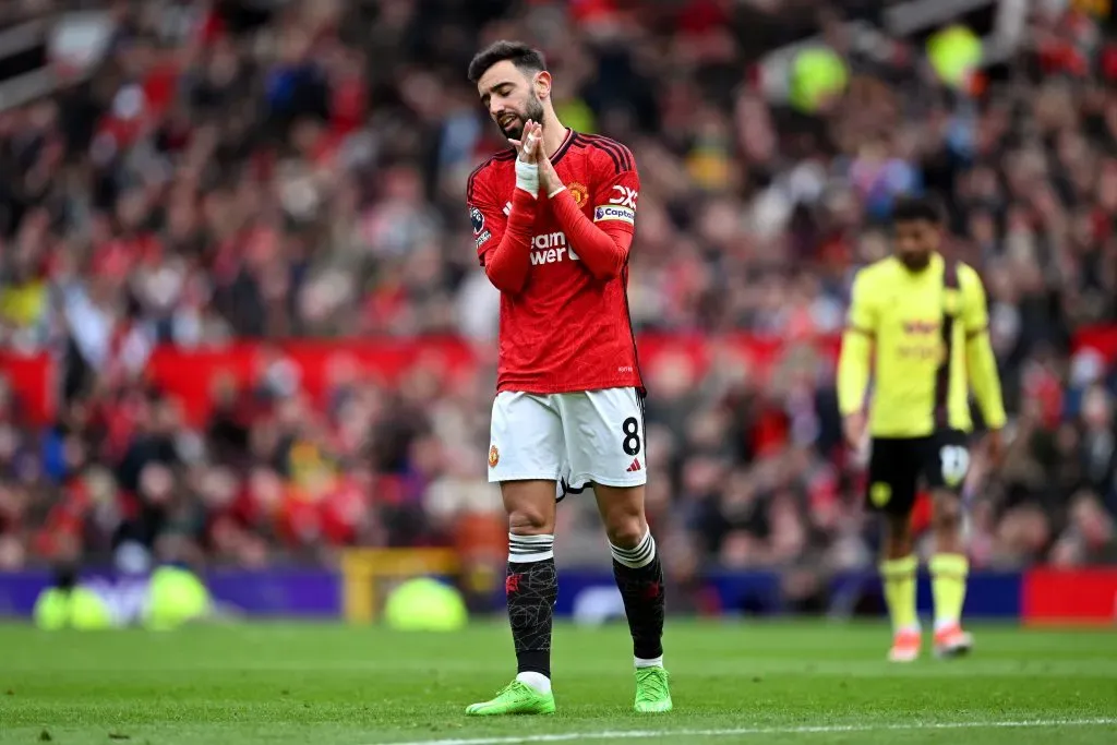Bruno em ação pelo Manchester United. (Photo by Michael Regan/Getty Images)