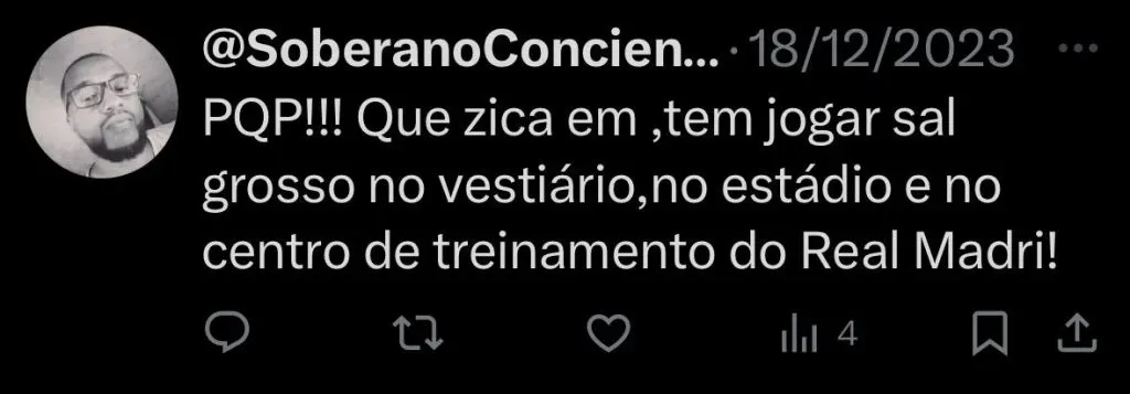 O que dizem os fanáticos