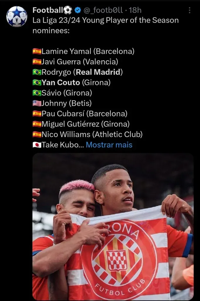 Repercussão via Twitter