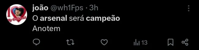 Repercussão via Twitter