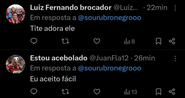 Repercussão via Twitter