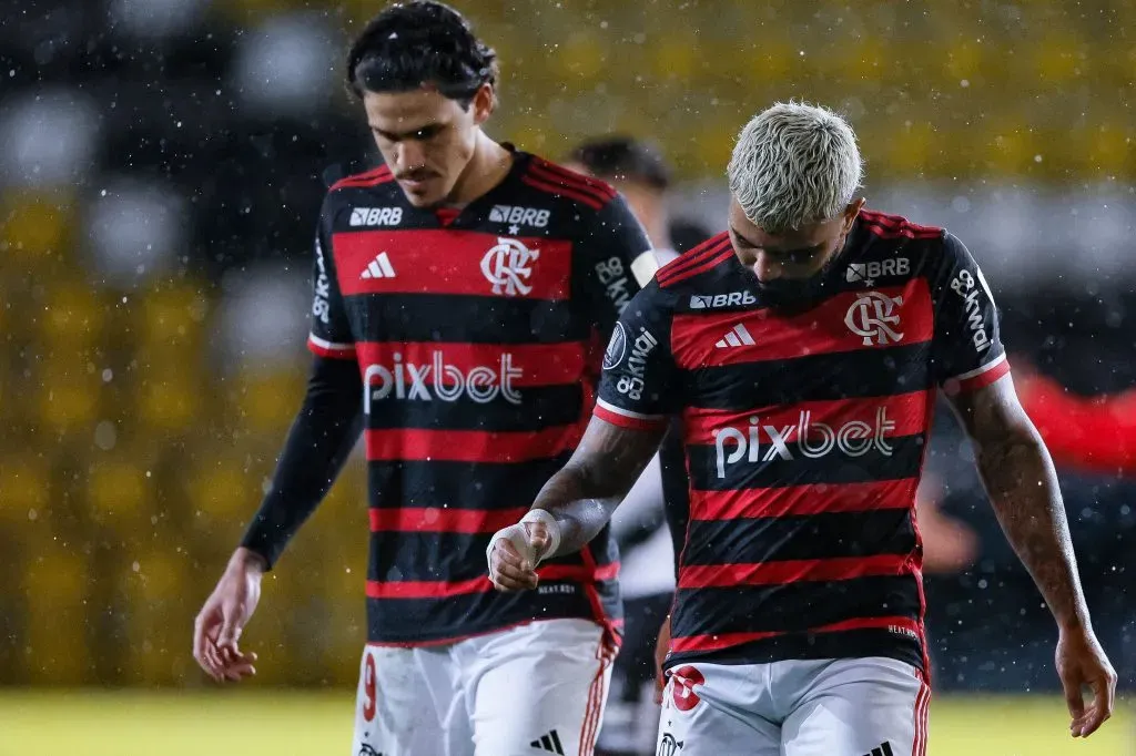 Pedro e Gabigol jogadores do Flamengo Foto: PhotoSport/AGIF