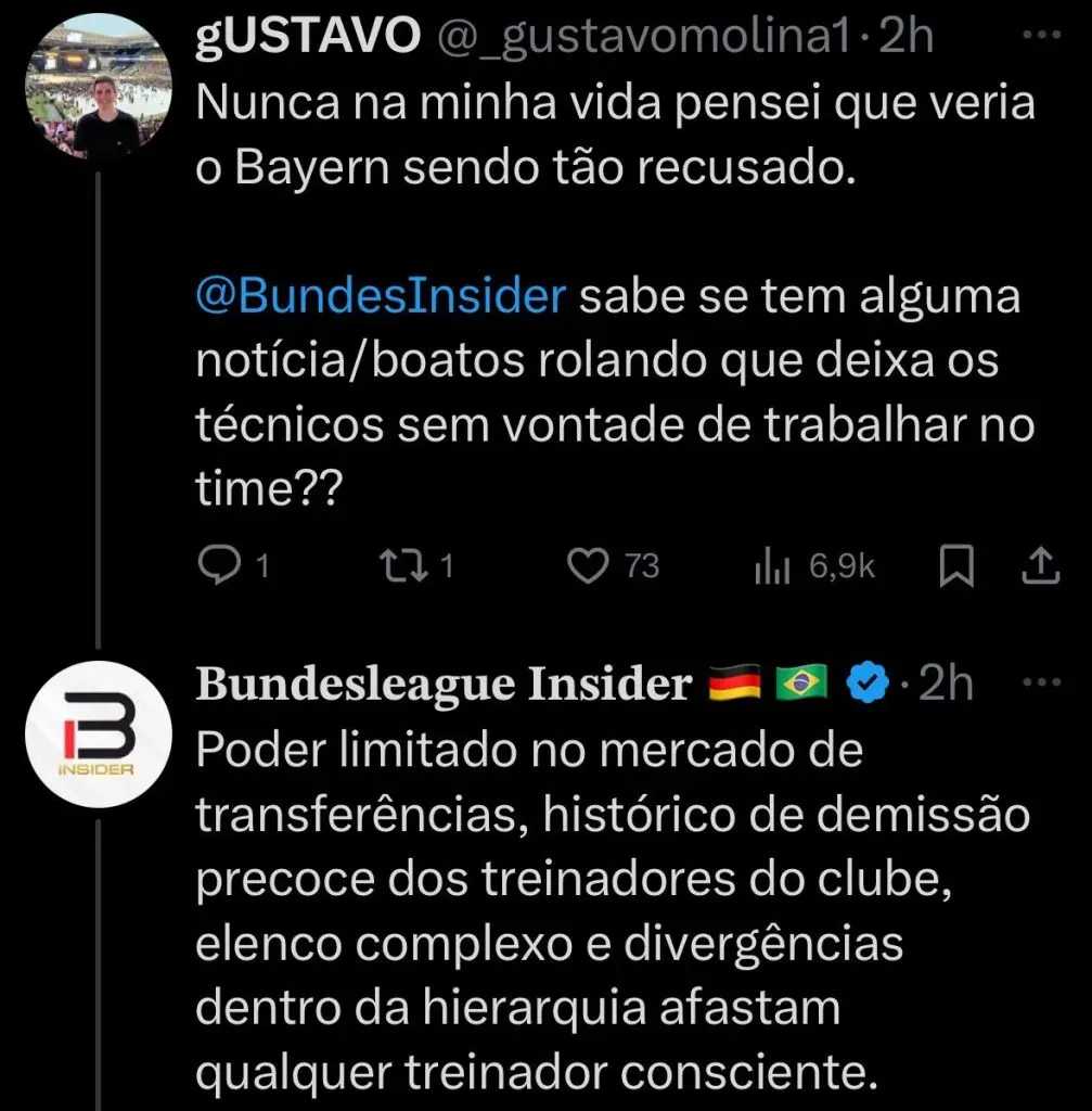 O que dizem os fanáticos