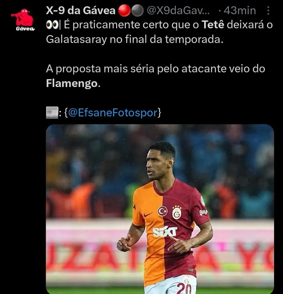 Repercussão via Twitter