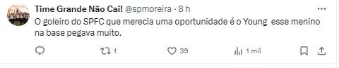 Torcida comenta sobre Rafael DO SÃO PAULO