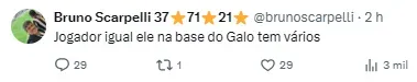 Torcedores comentam sobre Matheus Henrique