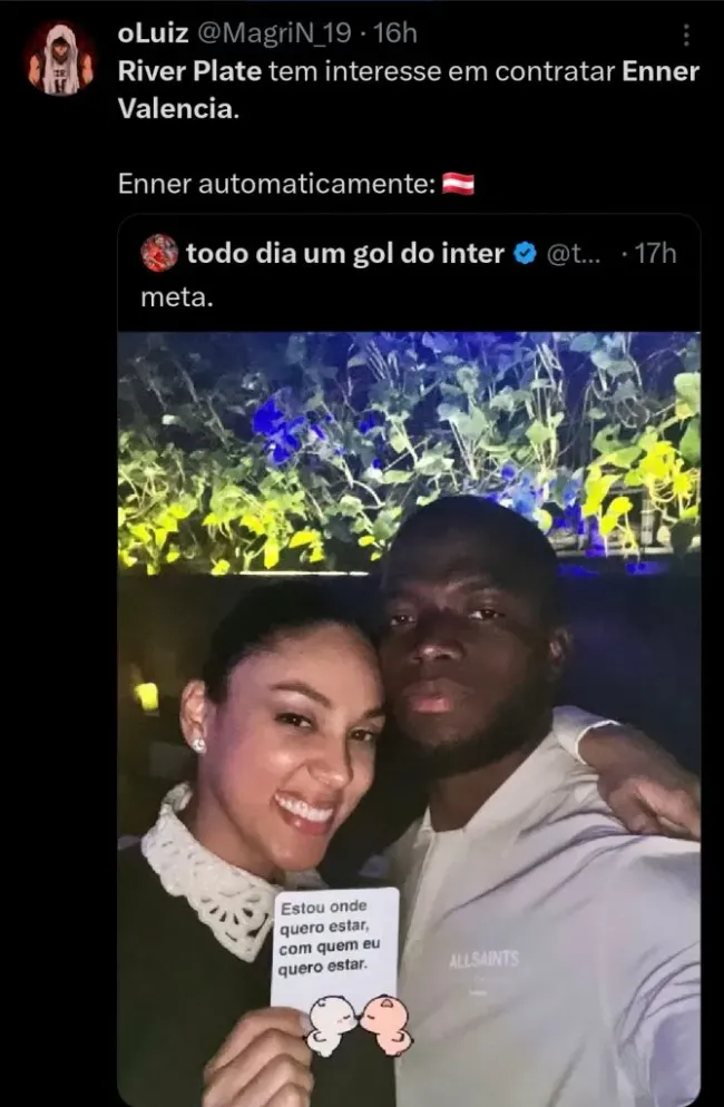 Repercussão via Twitter