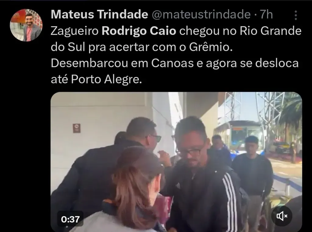 Repercussão via Twitter