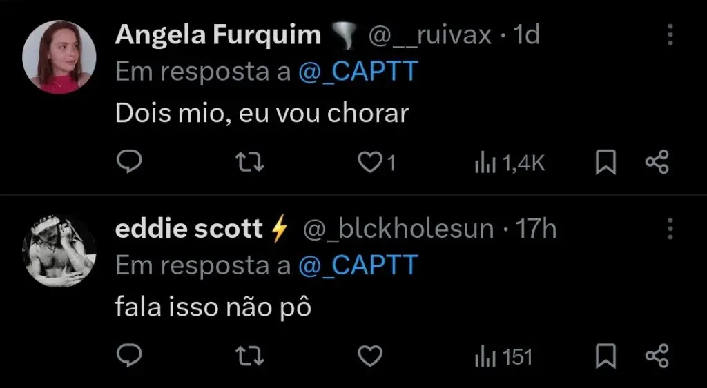 Repercussão via Twitter