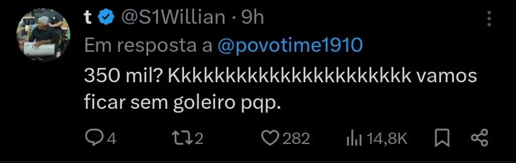 Repercussão via Twitter