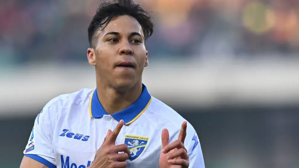 Kaio Jorge, da Juventus, atuou no Frosinone nesta temporada (Photo by Alessandro Sabattini/Getty Images)