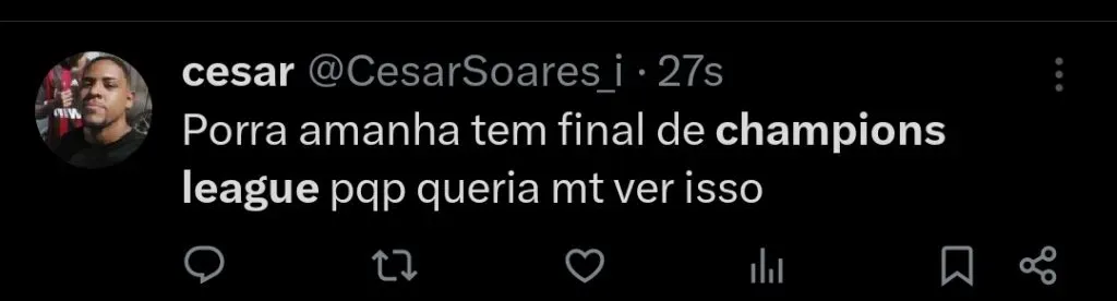 Repercussão via Twitter