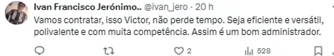 torcedor comenta sobre possível volta de Matheus Henrique