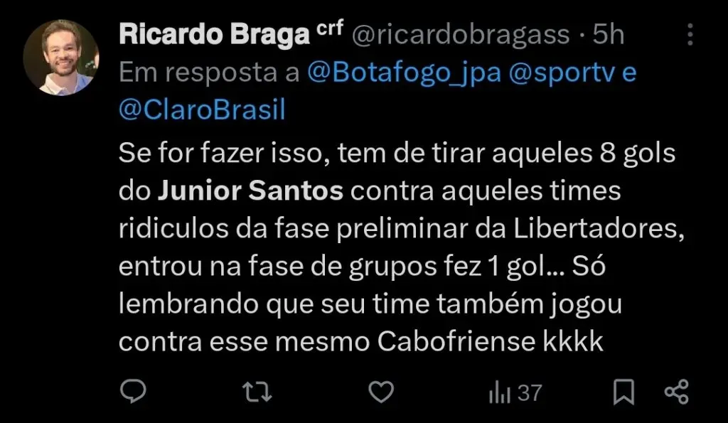 Repercussão via Twitter
