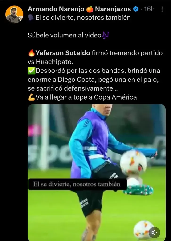 Repercussão via Twitter