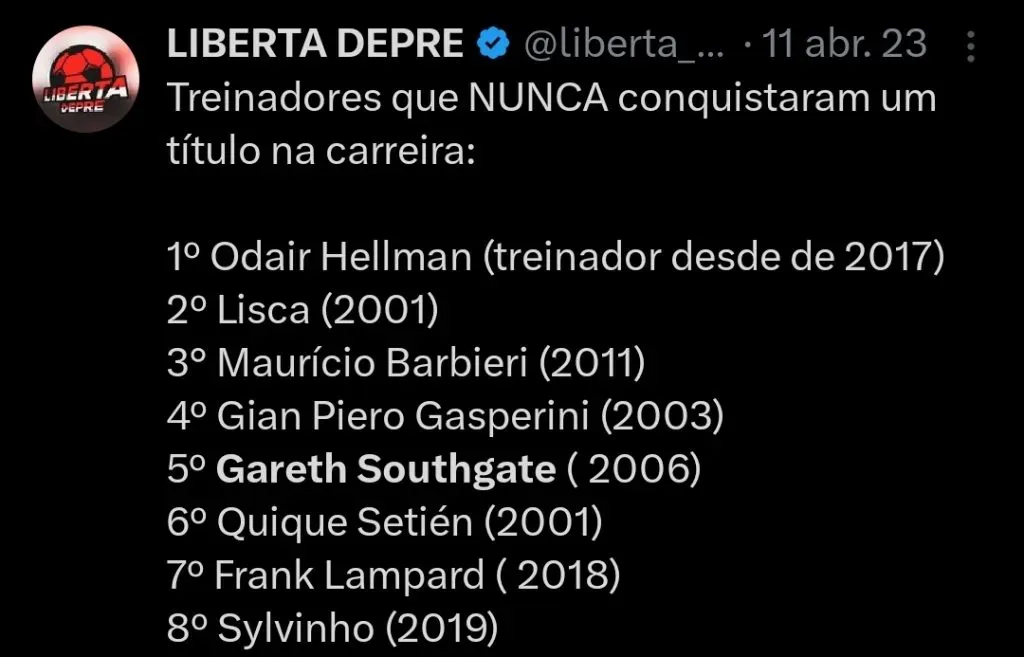 Repercussão via Twitter