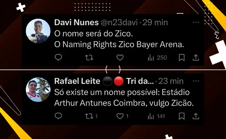 O que dizem os fanáticos sobre o nome do estádio