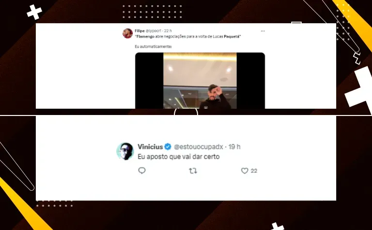Torcedores do Flamengo comentam sobre possível contratação de Lucas Paquetá