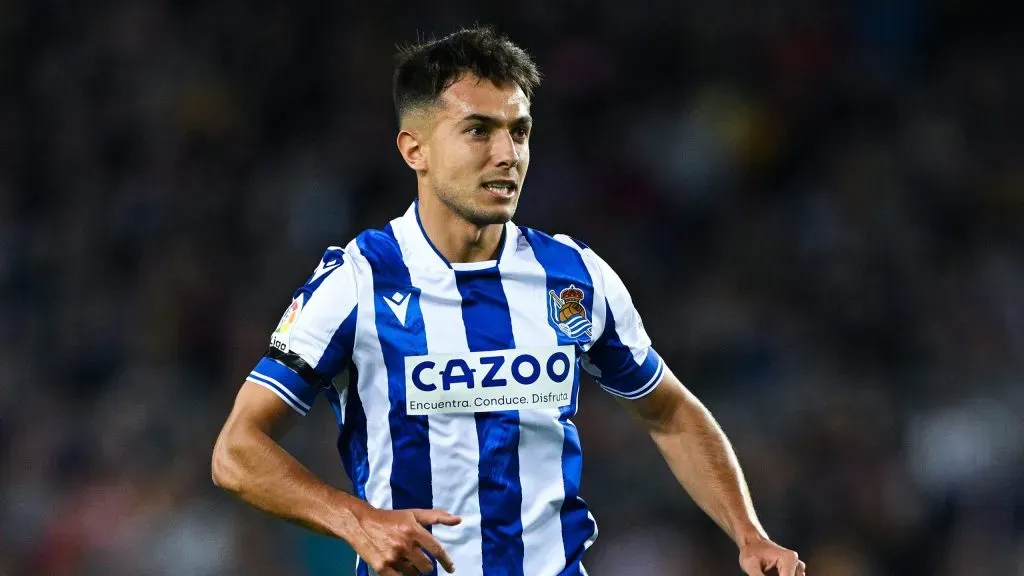 Zubimendi optou por não ir para o Liverpool e seguir na Real Sociedad. (Photo by David Ramos/Getty Images)