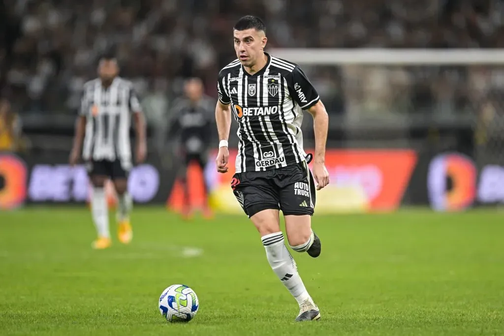 Rodrigo Battaglia em ação pelo Atlético Mineiro. (Photo by Pedro Vilela/Getty Images)