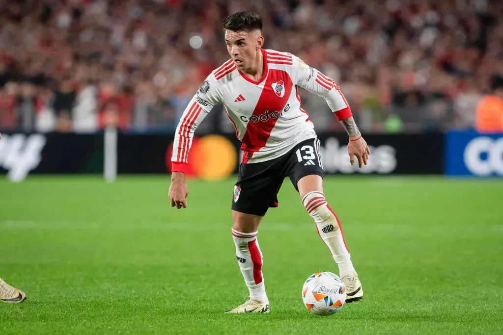 Enzo Díaz em ação pelo River Plate. Foto: Imago