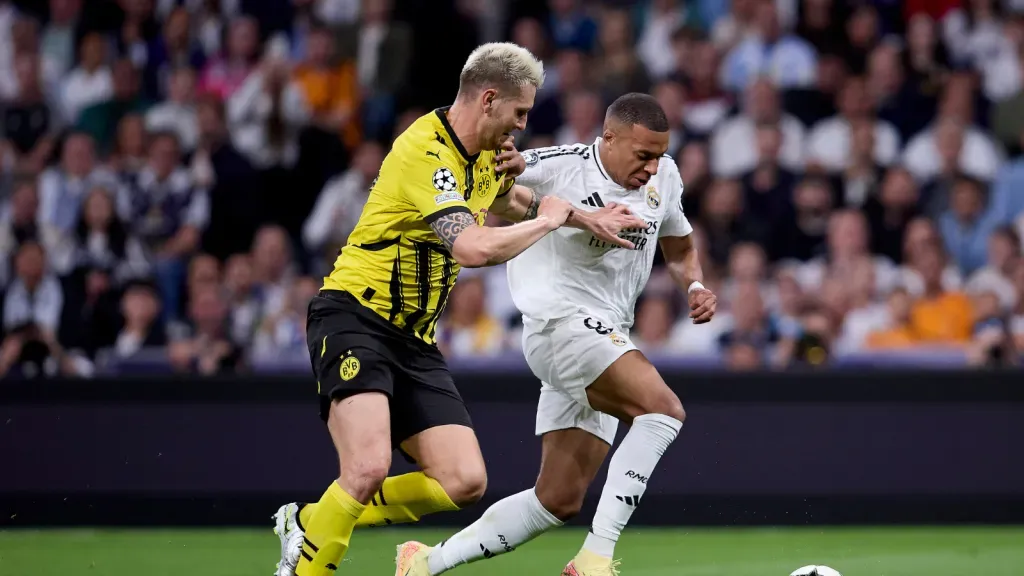 Real Madrid x Borussia Dortmund pela Champions. Foto: IMAGO / ZUMA Press Wire