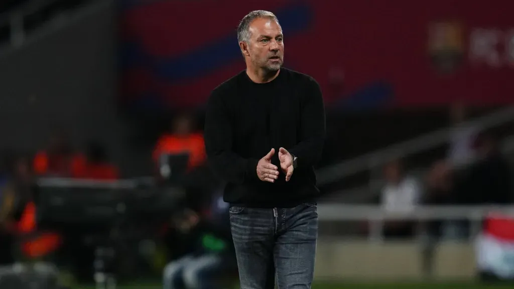 Hansi Flick pelo Barcelona