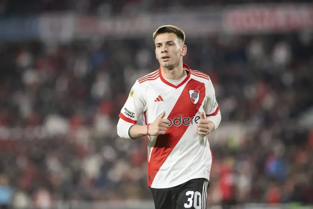 Franco Mastantuono, promessa do River Plate (Foto: Manuel Cortina / Imago / ZUMA Press Wire)