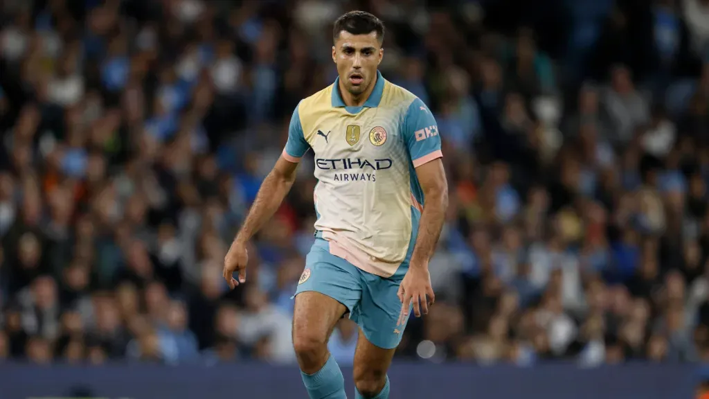 Rodri em partida pelo Manchester City (Foto: IMAGO / Sportsphoto)