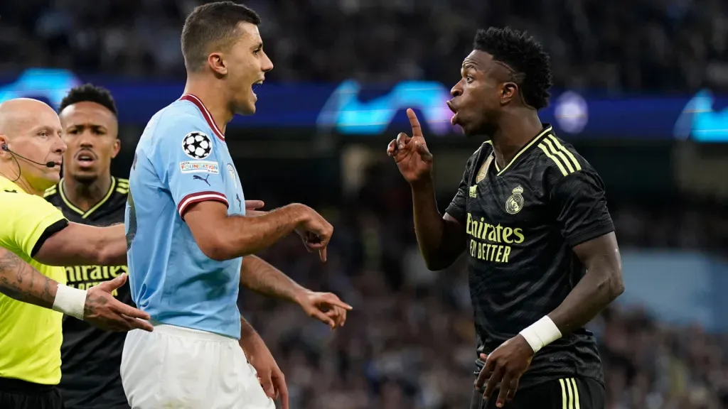 Vinicius Júnior e Rodri lado a lado (Foto: IMAGO / Sportimage)