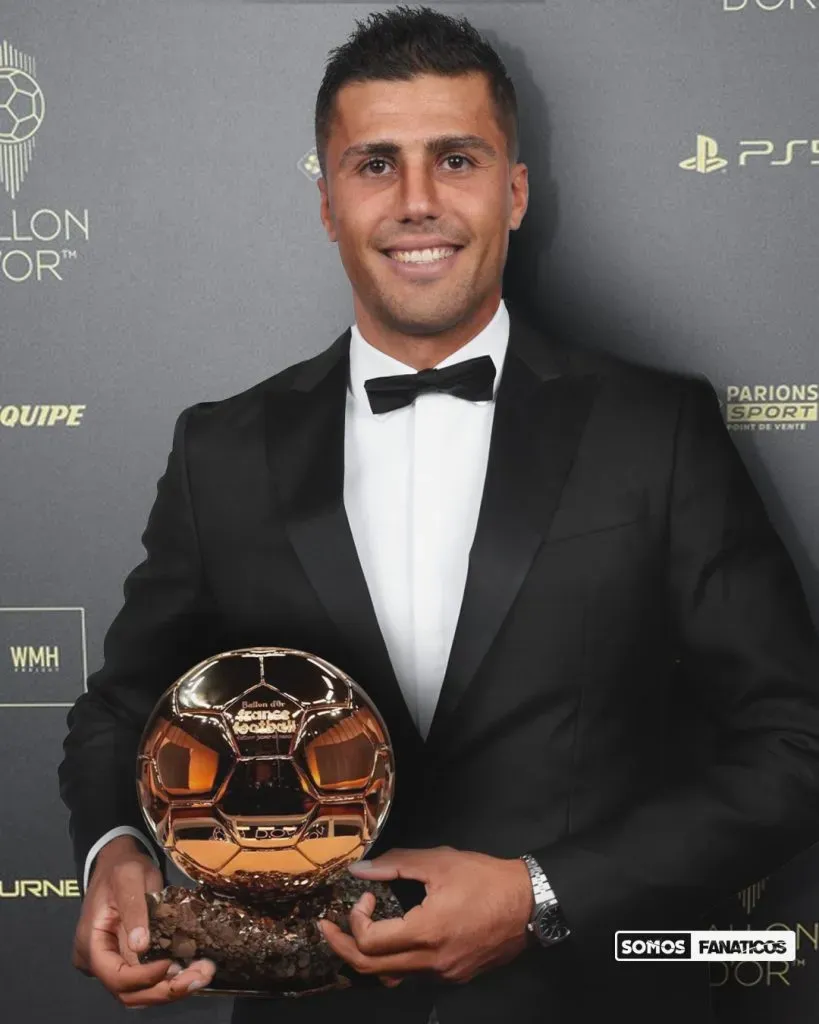 Rodri é o vencedor da Bola de Ouro 2024.