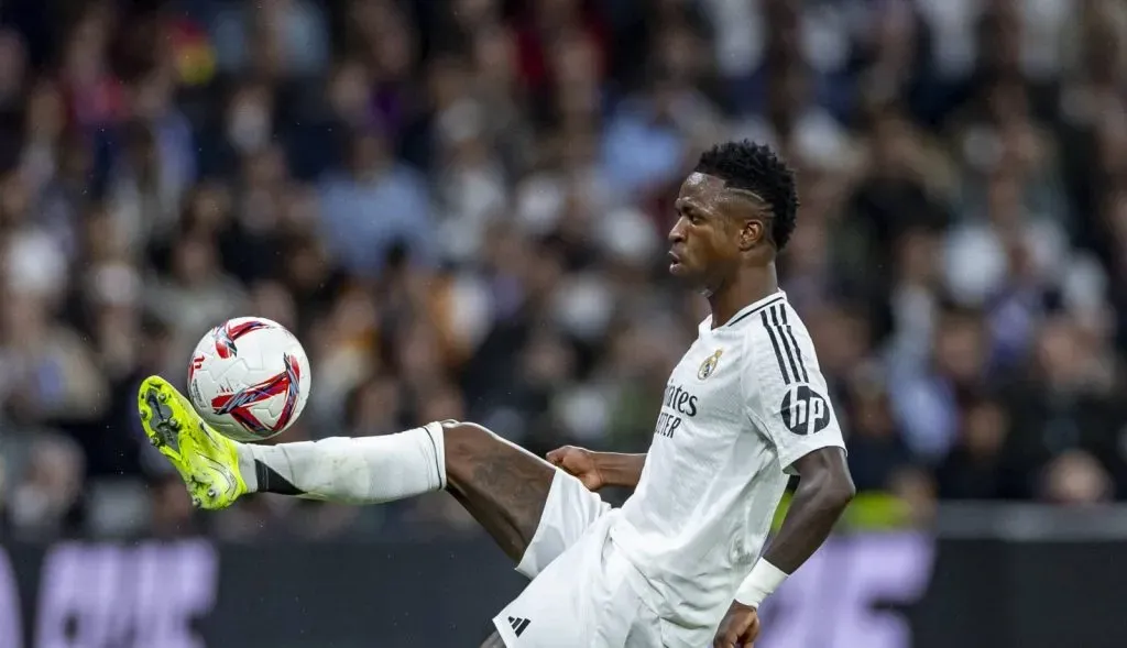 Vinícius Júnior em campo pelo El Clásico