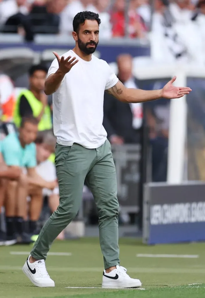 Ruben Amporim deve ser técnico do Manchester United. Foto: Alex Grimm/Getty Images