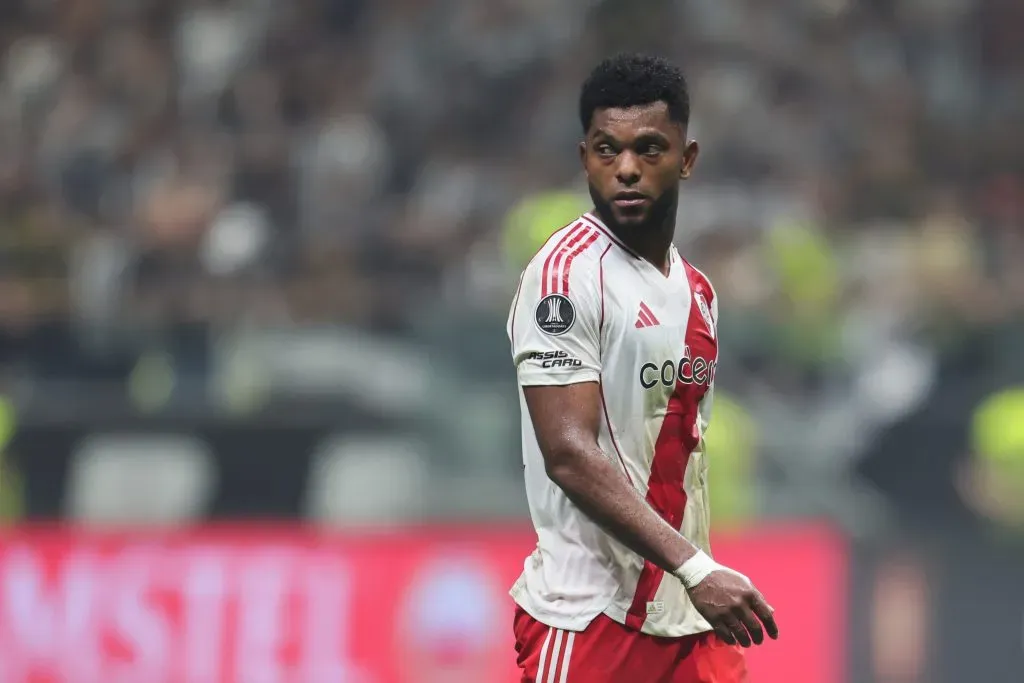 Miguel Borja pelo River Plate. (Photo by Gilson Lobo/Getty Images)