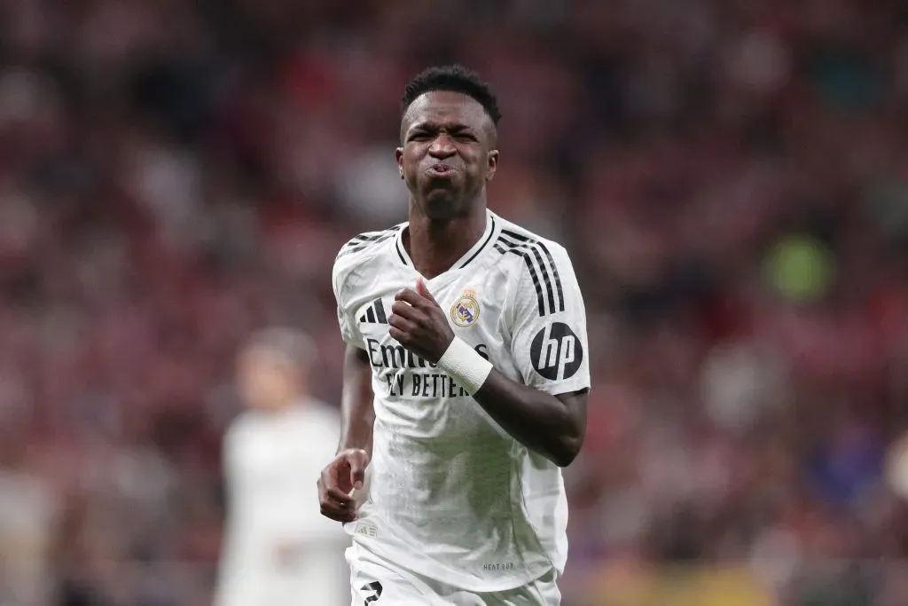 Vinicius pode deixar a Espanha (Photo by Gonzalo Arroyo Moreno/Getty Images)