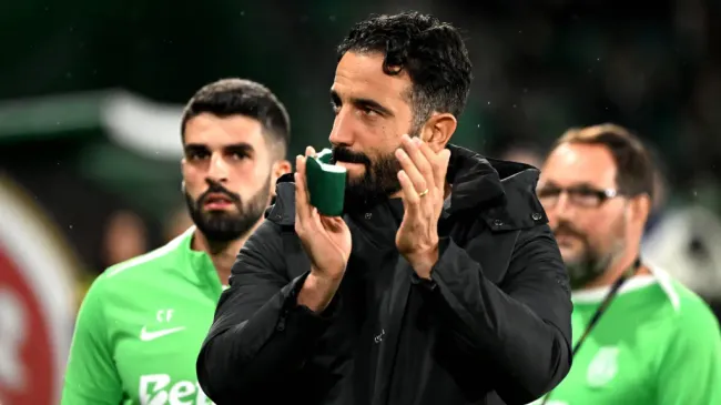 Rúben Amorim, novo treinador do Manchester United, em partida pelo Sporting (Foto: IMAGO / PA Images)