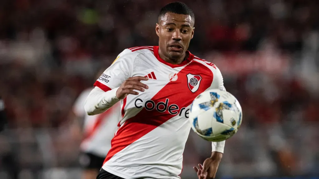 Nicolás De La Cruz em partida pelo River Plate (Foto: IMAGO / ZUMA Press Wire)