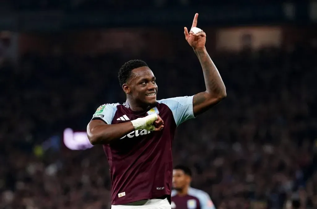 Jhon Durán, atacante do Aston Villa. foto: IMAGO / PA Images