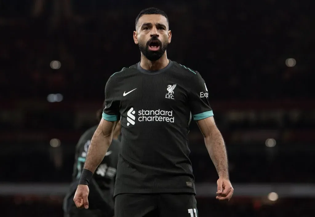 Mohamed Salah teria pedido um contrato grande ao Barcelona, segundo portal. Foto: IMAGO / Visionhaus