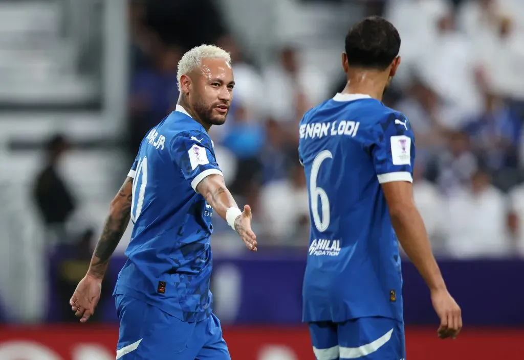 Neymar quer ficar no Al-Hilal. (Photo by Yasser Bakhsh/Getty Images)