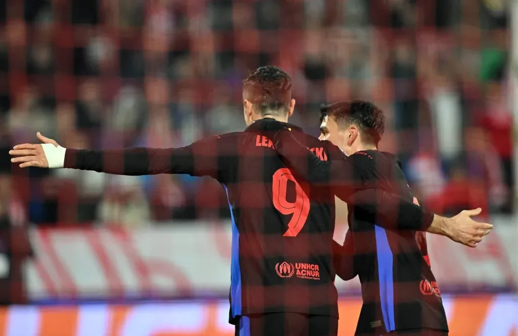 Xavi “era problema” para Lewandowski, que é artilheiro do Barcelona na Champions. Foto: IMAGO / MN Press Photo