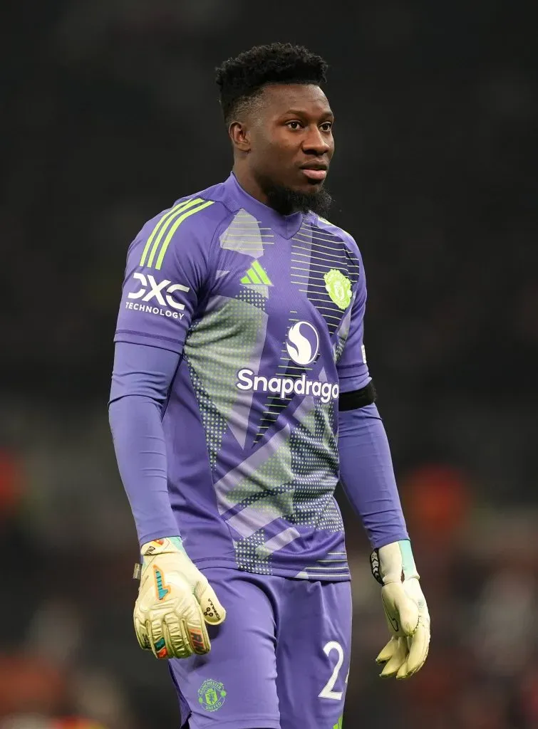 Goleiro Onana pode deixar o Manchester United em janeiro, segundo portal. Foto: IMAGO / PA Images